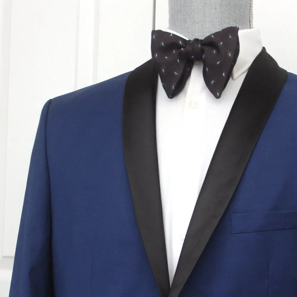 ‎Mens Self-tied Big Butterfly bowtie S555